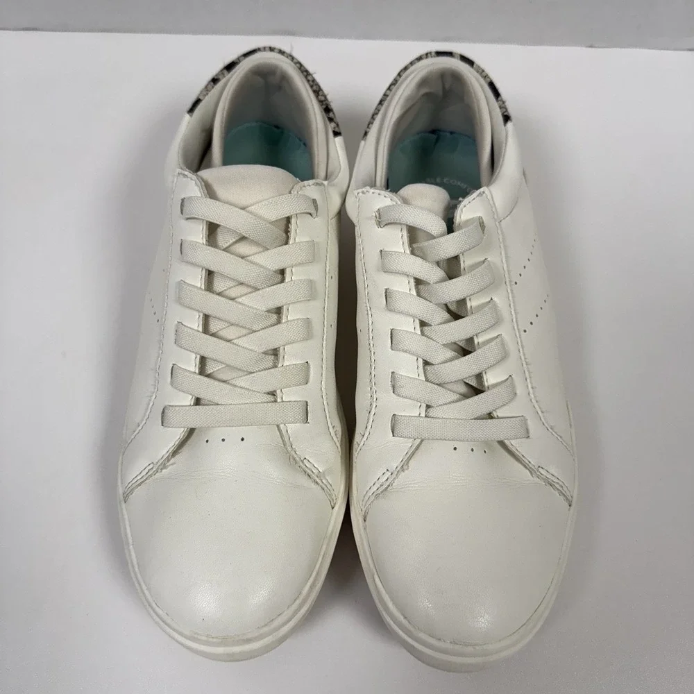 Dr. Scholls Shoes Womens 8 M‎ Wink Lace Up Sneakers White Faux Leather